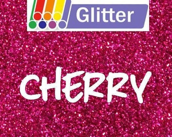 Siser Glitter Heat Transfer Vinyl Cherry