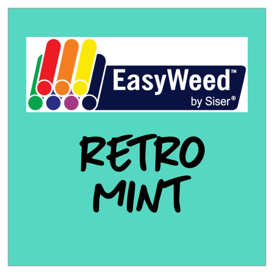 Retro Mint Siser Easyweed Heat Transfer Vinyl HTV Craft Etsy