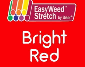 Siser EasyWeed Stretch Heat Transfer Vinyl Bright Red