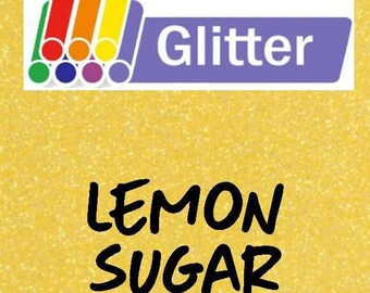 Siser Glitter Heat Transfer Vinyl Lemon Sugar