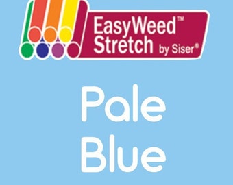 Siser EasyWeed Stretch Heat Transfer Vinyl Pale Blue