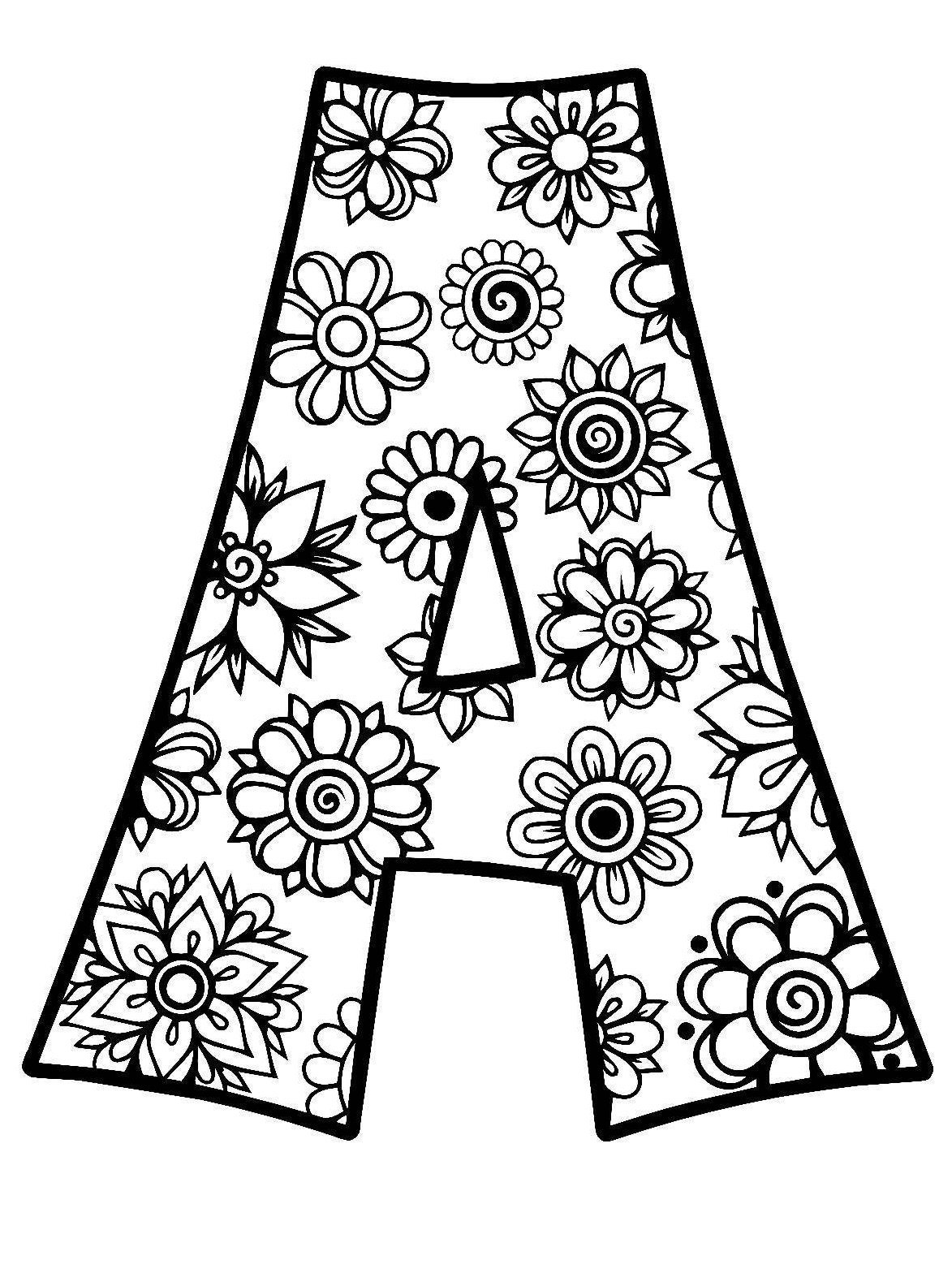 floral-alphabet-coloring-pages-adult-coloring-pages