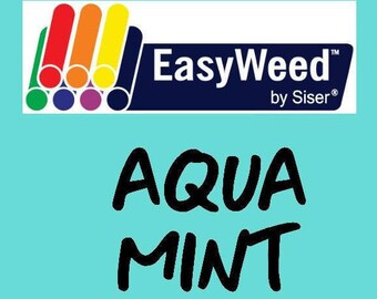 Aqua Mint Siser EasyWeed Heat Transfer Vinyl - HTV - Craft vinyl