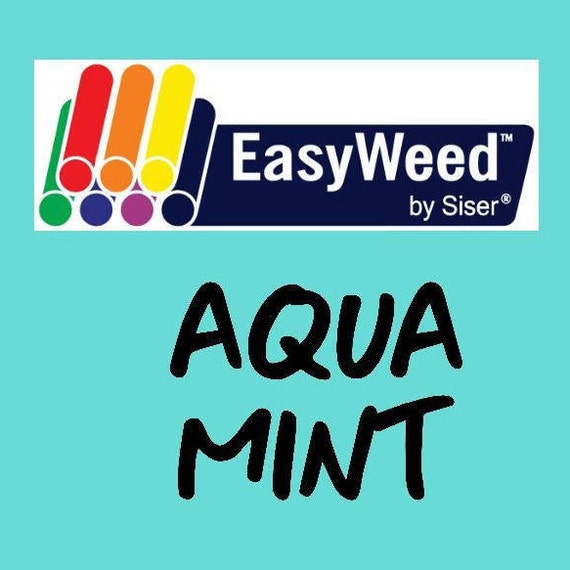 Aqua Mint Siser Easyweed Heat Transfer Vinyl HTV Craft Vinyl 
