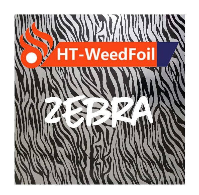 HT Weedfoil HTV Heat Transfer Vinyl Foil Zebra - Etsy