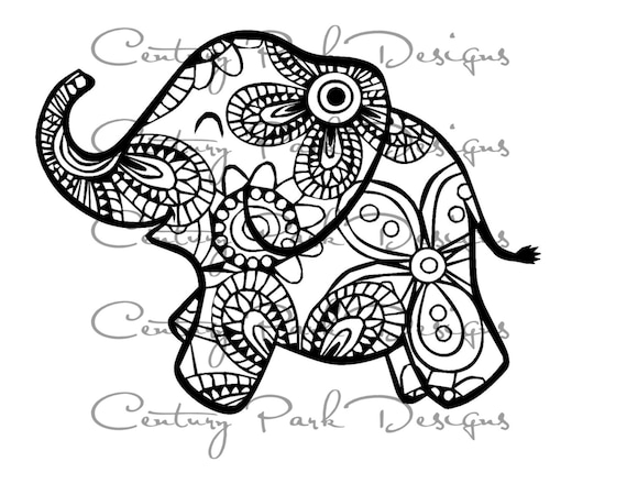 Download Baby elephant svg 003 mandala SVG/JPEG / PNG /pdf /use ...