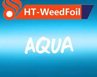 HT WeedFoil HTV Heat Transfer Vinyl Foil Aqua