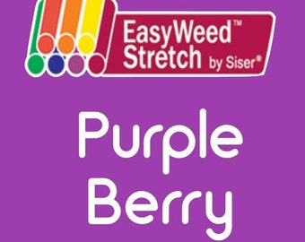 Siser EasyWeed Stretch Heat Transfer Vinyl Purple Berry