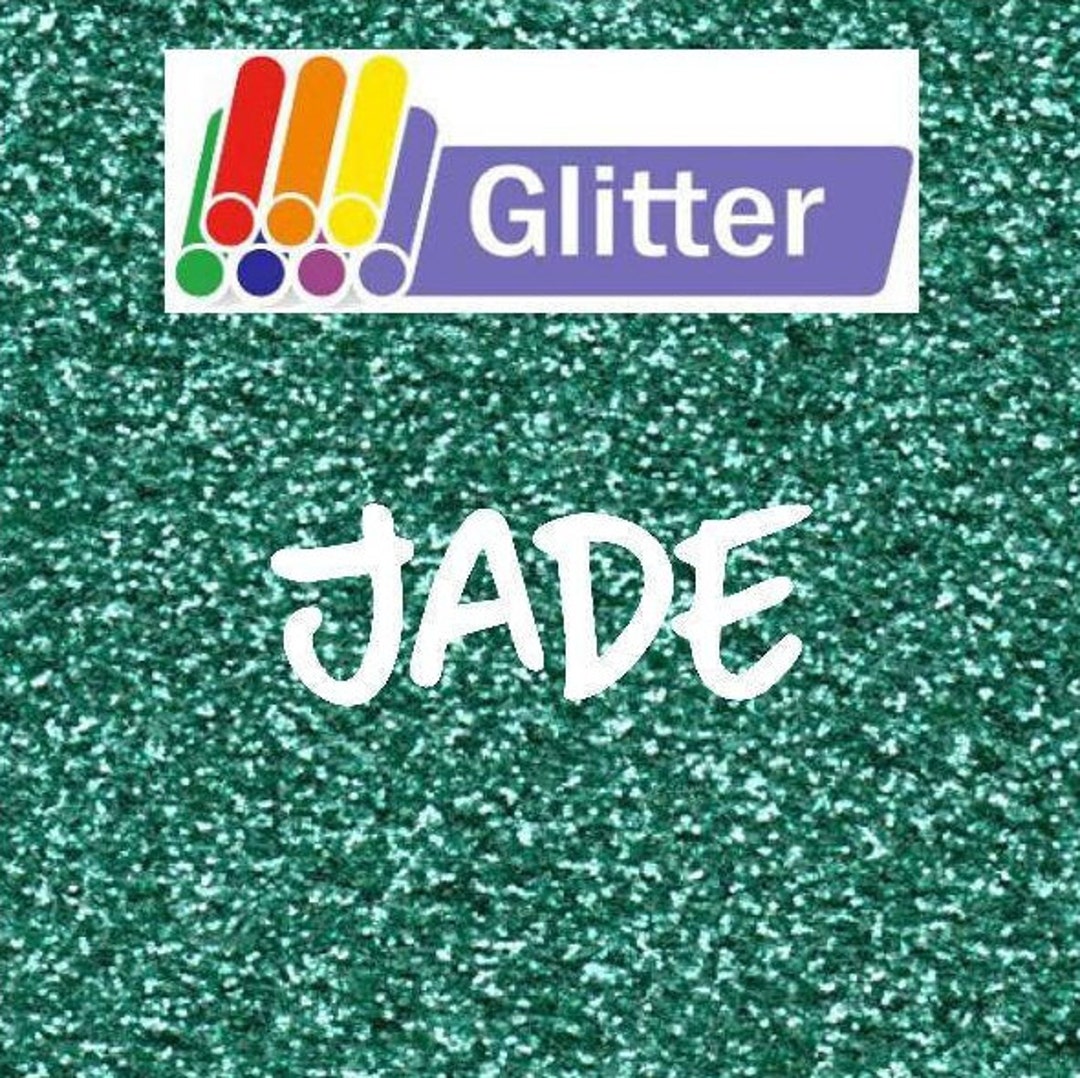 Siser Glitter Heat Transfer Vinyl Jade Etsy