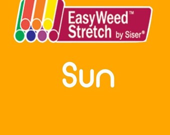 Siser EasyWeed Stretch Heat Transfer Vinyl Sun