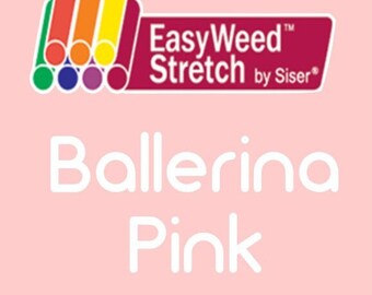 Siser EasyWeed Stretch Heat Transfer Vinyl Ballerina Pink