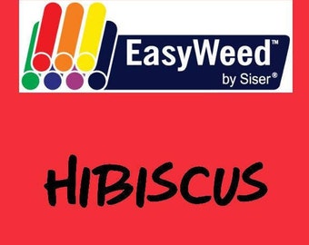 Hibiscus Siser EasyWeed Heat Transfer Vinyl - HTV - Craft vinyl