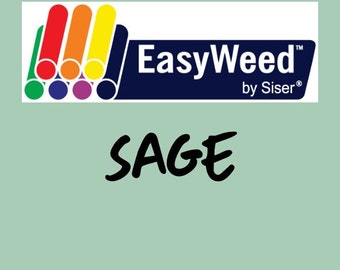 Sage Siser EasyWeed Heat Transfer Vinyl - HTV - Craft vinyl