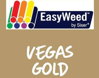 Vegas Gold Siser EasyWeed Heat Transfer Vinyl - HTV -Craft vinyl
