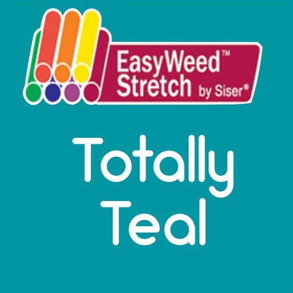 Totally Teal Siser EasyWeed Stretch Heat Transfer Vinyl (HTV)