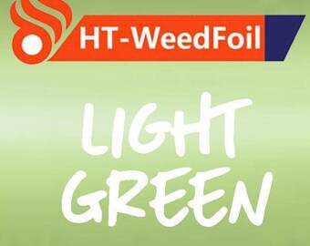 HT WeedFoil HTV Heat Transfer Vinyl Foil Light Green