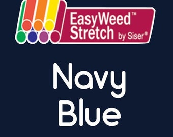 Siser EasyWeed Stretch Heat Transfer Vinyl Navy Blue