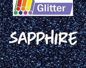 Siser Glitter Heat Transfer Vinyl Sapphire