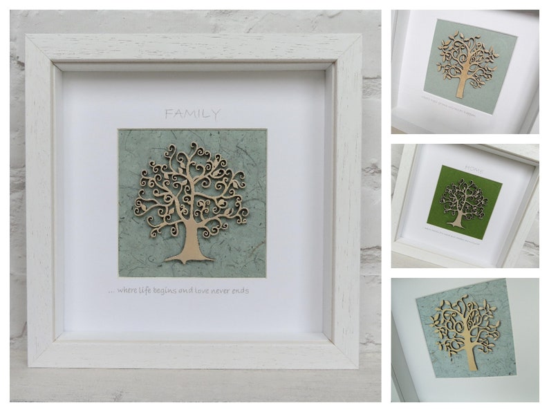 Personalised Tree of Life Wall Art Hand Painted Framed Tree Etsy UK