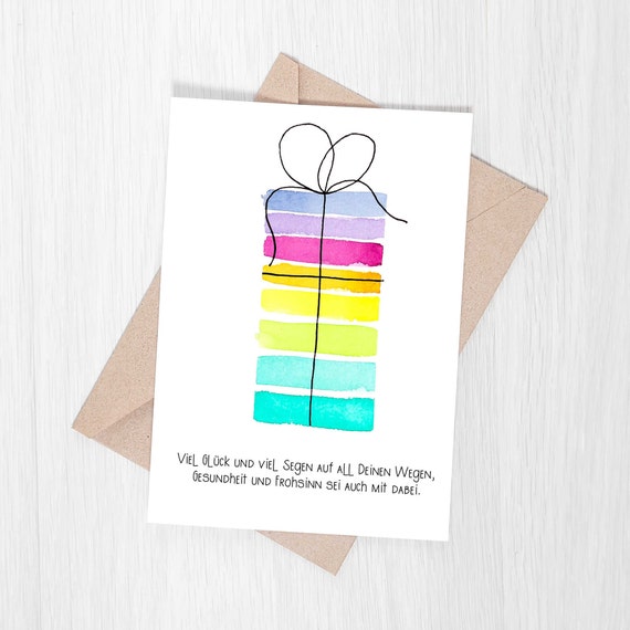 Birthday Card Printable Birthday Card German Song | Etsy