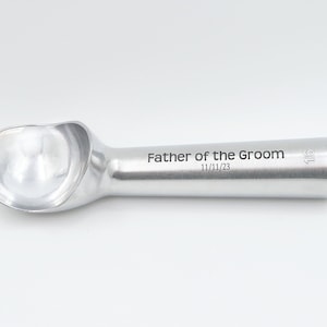 Father of the Groom Ice Cream Scoop, Mother of the Groom, Father of the Groom Parents Gift, Engagement, Wedding Present
