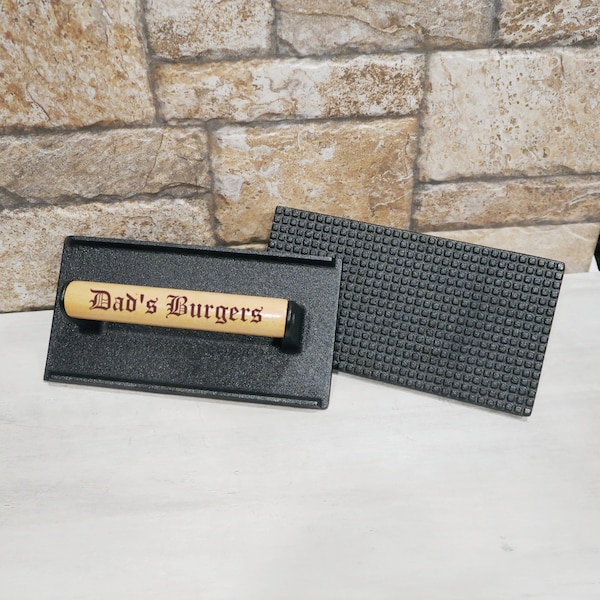 Cast Iron Grill Bacon Press Etsy