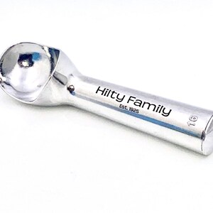 Personalized Ice Cream Scoop - Engraved Aluminum, Gift for Dad bild 2