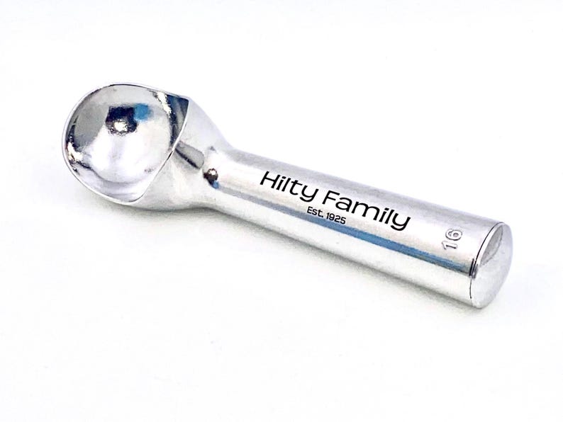 Personalized Ice Cream Scoop - Engraved Aluminum, Gift for Dad bild 2