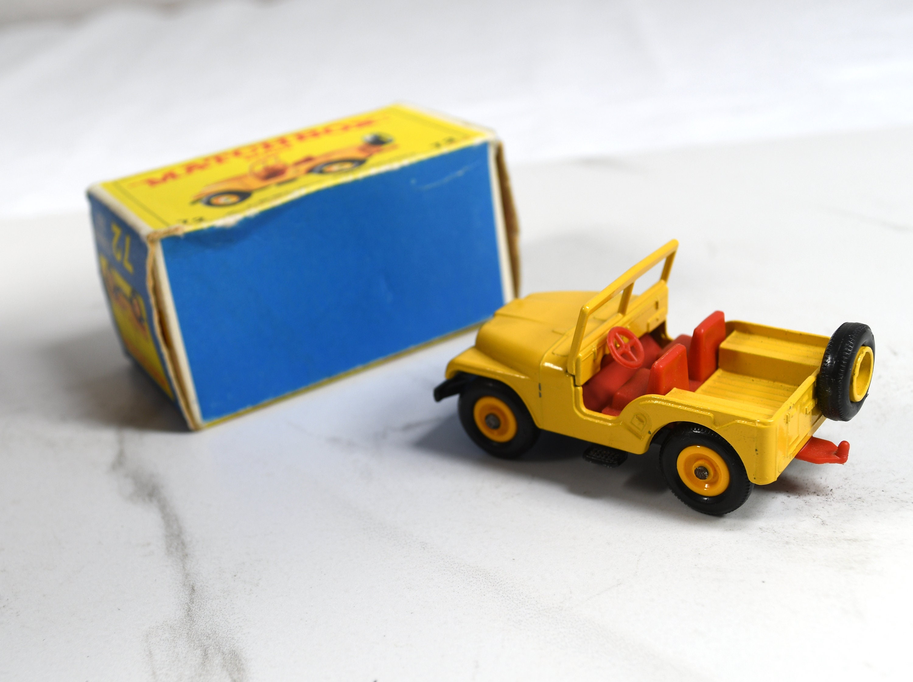 Matchbox No. 72 Jeep With Original Box Original Matchbox Toy Etsy