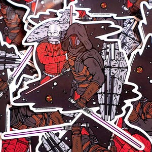 The Fallen | Darth Revan | Darth Malak | Star Forge | Star Wars Vinyl Sticker