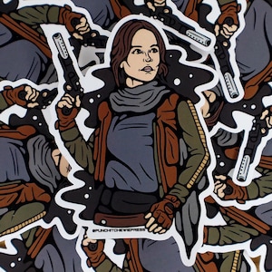 Stardust | Jyn Erso | Star Wars Vinyl Sticker
