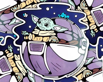 De vondeling | Grogu | Star Wars-vinylsticker