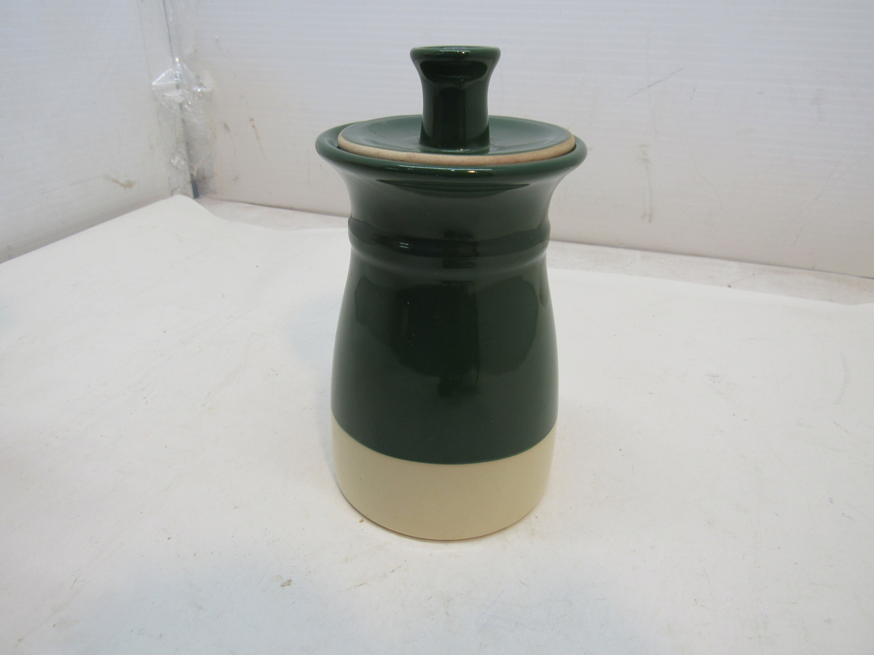 5.5 Tall Ceramic Pottery Storage Container with Lid Etsy