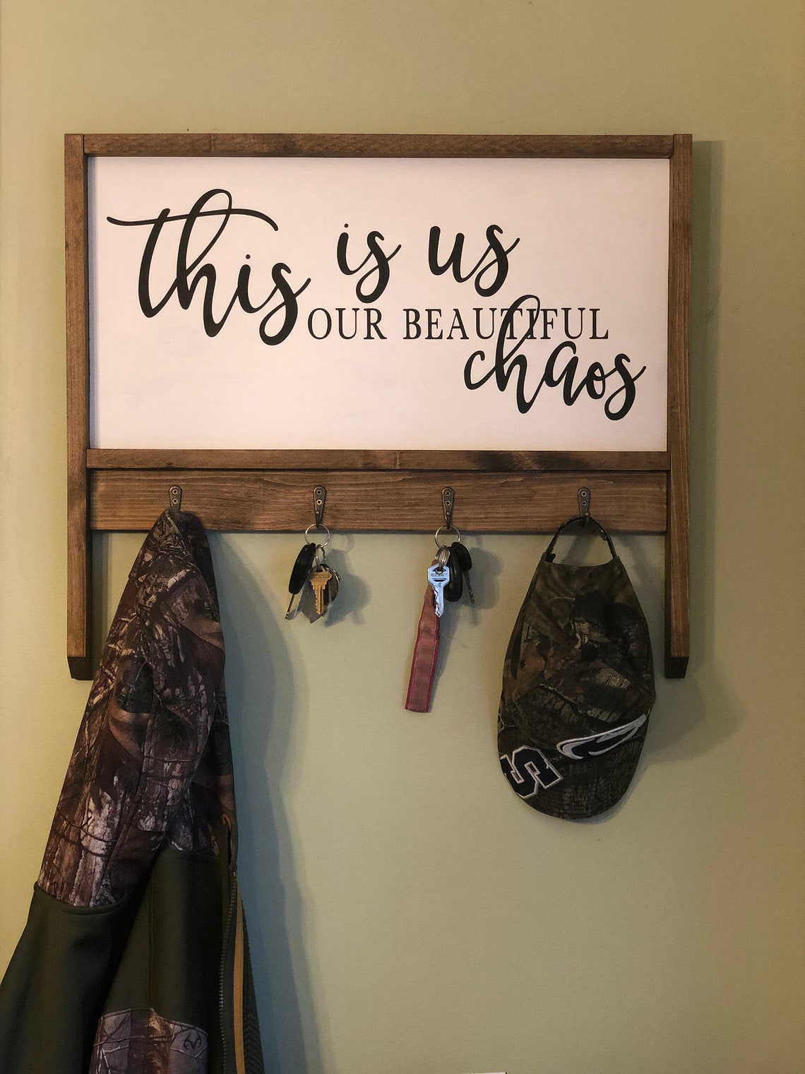 Key Holder Sign Custom Key Holder Sign Etsy
