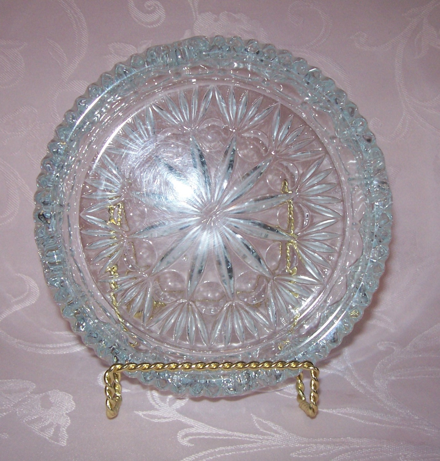 Vintage Princess House Lead Crystal Ash Tray 827 Highlights Etsy