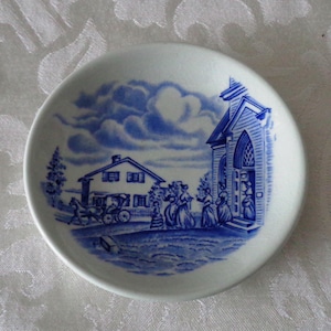 Vintage Wood & Sons Burslem, Inglaterra - Upper Canada Village Placa coleccionable