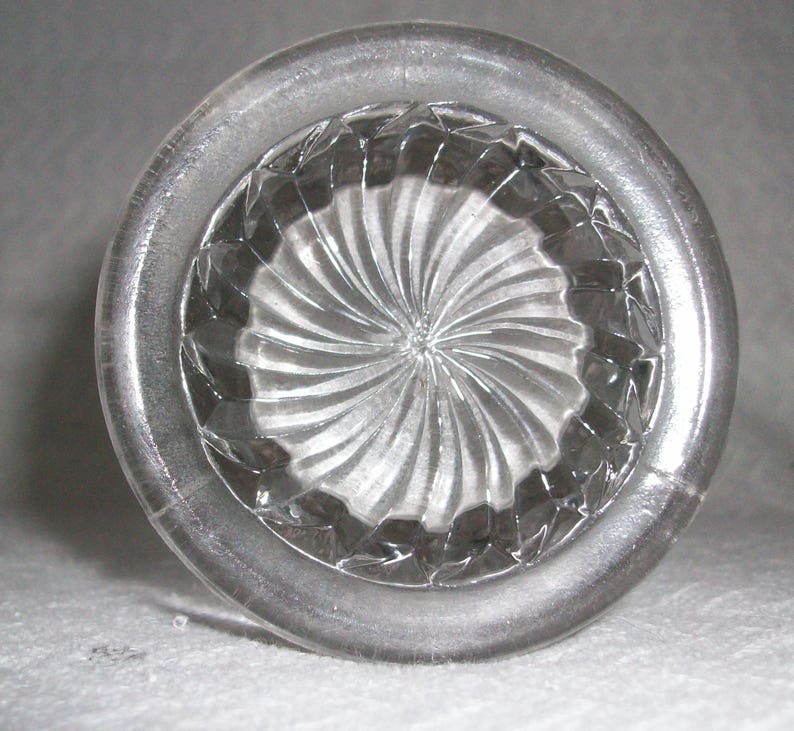 Vintage Early American Pressed Glass Footed Clear Creamer Etsy