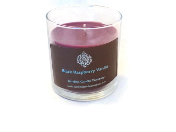 Black Raspberry Vanilla Scented Candle in 13 oz Straight Tumbler