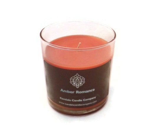 Amber Romance Scented Candle in 13 oz. Straight Tumbler