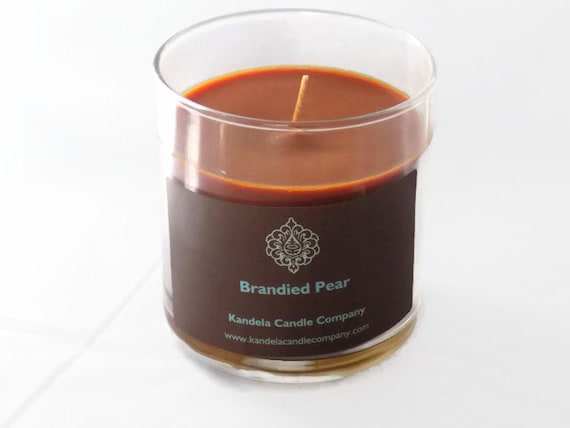 Brandied Pear Scented Candle in Straight Tumbler Double Wick