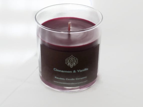 Cinnamon and Vanilla Scented Candle in 13 oz. Straight Jar