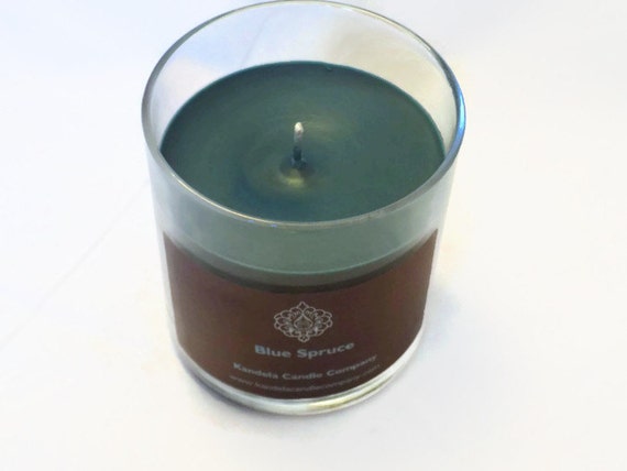 Blue Spruce Scented Candle in Straight Jar
