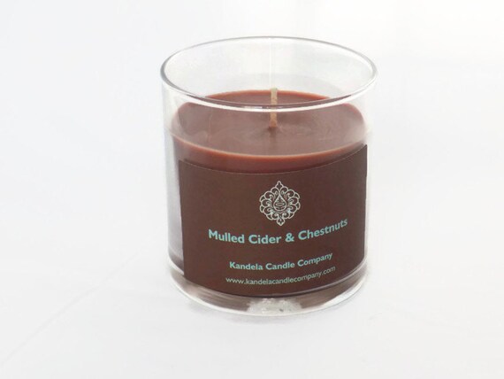 Mulled Cider & Chestnuts Scented Candle in Straight Tumbler