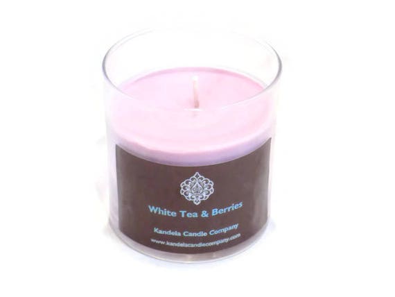 New! White Tea and Berries scented Candle is Straight Jar