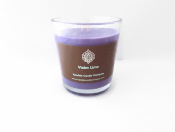 Violet Lime Scented Candle 13 oz. Classic Tumble Jar