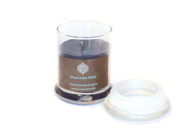 Moon Lake Musk Scented Candle in 12 oz Libby Jar with Lid
