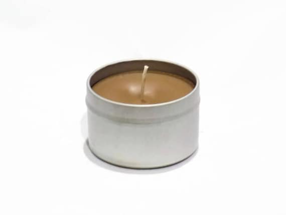 New! Pipe Tobacco Scented Candle in Travel Tin