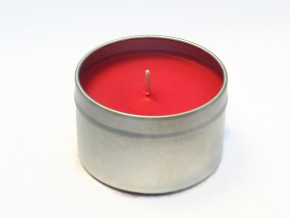 Hot Red Cinnamon Scented Candle in Travel Tin