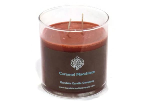 New! Caramel Macchiato Scented Candle in Straight Tumbler