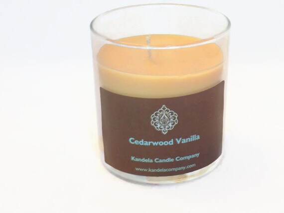 Cedarwood Vanilla Scented Candle in 13 oz. Straight Tumbler